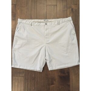 Izod Saltwater Shorts Men Size‎ 52 Stretch Flat Front Chino Casual 10.5" Inseam